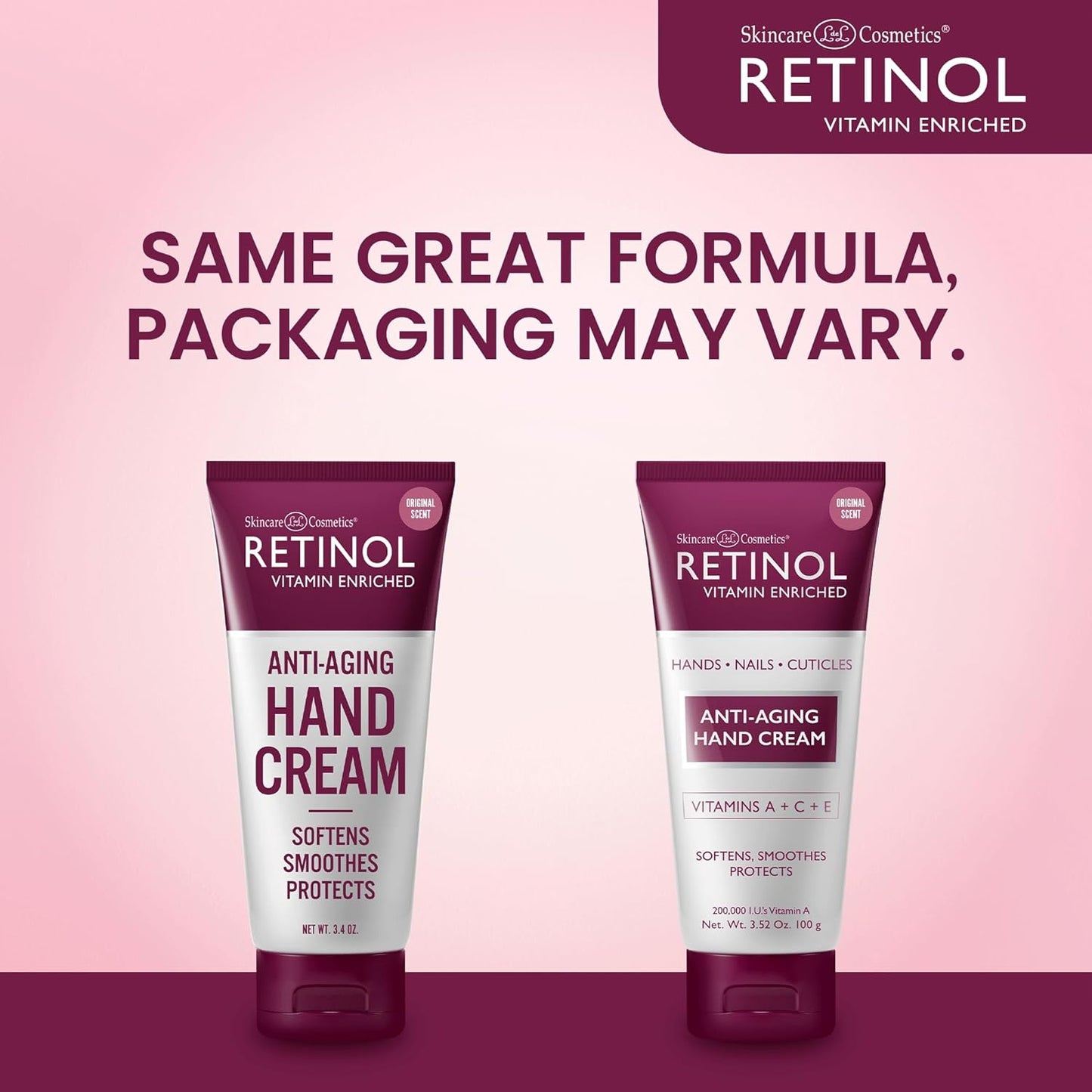 Skincare LdeL Cosmetics Retinol Anti-Aging Hand Cream 3.4 oz