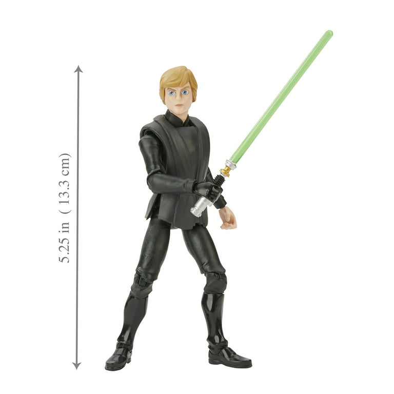 Star Wars Galaxy of Adventures Luke Skywalker (Jedi Master)  Lightsaber Action Figure Set