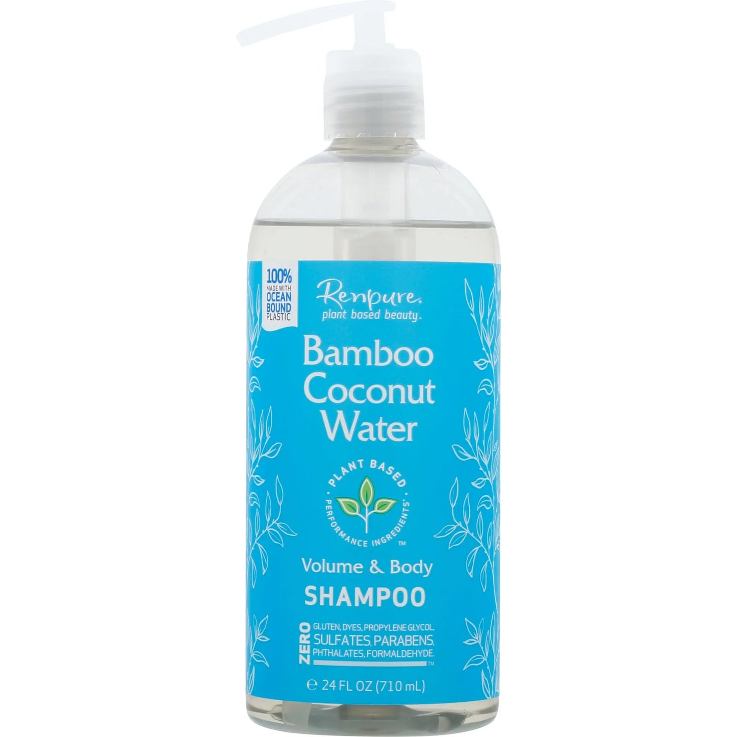 Renpure 36842 24 oz Bamboo Coconut Water Shampoo