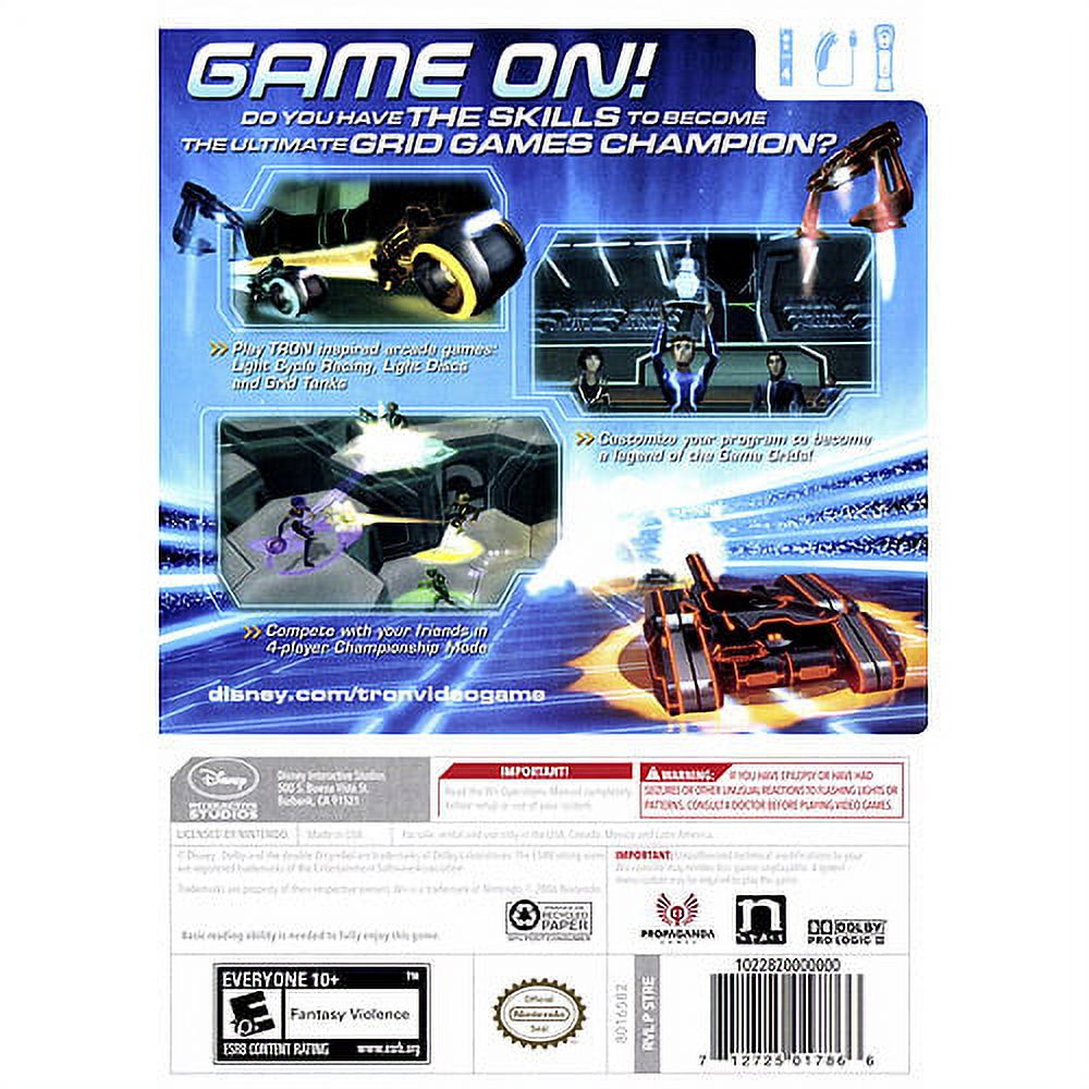 Disney TRON: Evolution Battle Grids - Nintendo Wii