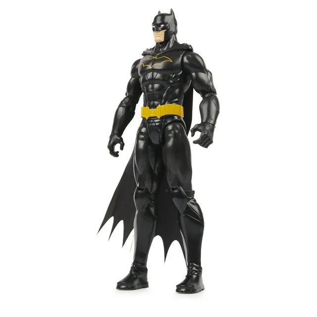 Batman 12-inch Action Figure (Black Suit)  for Kids Aged 3 and up