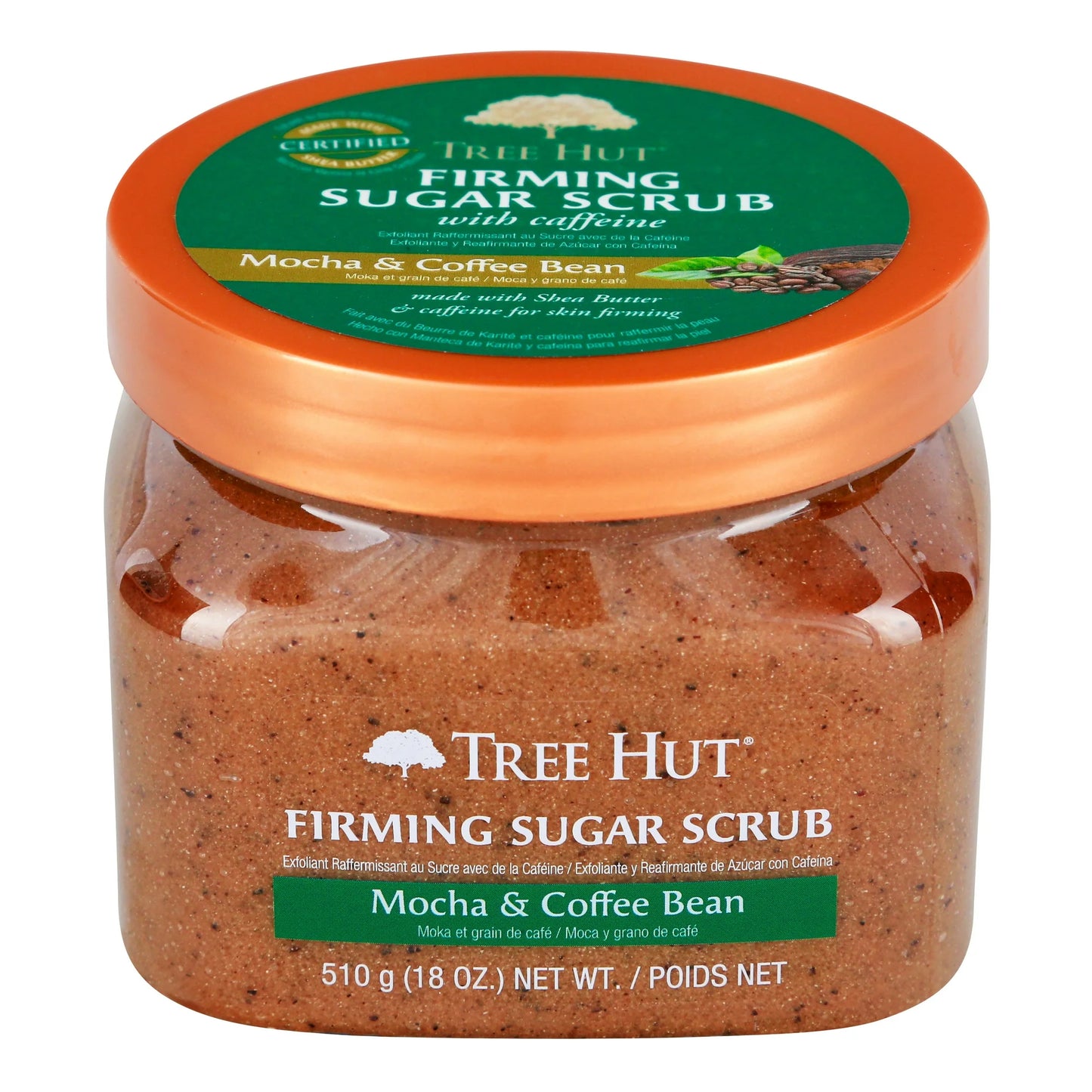 Tree Hut Sugar Body Scrub Firming Mocha And Coffee Bean, 18 Oz