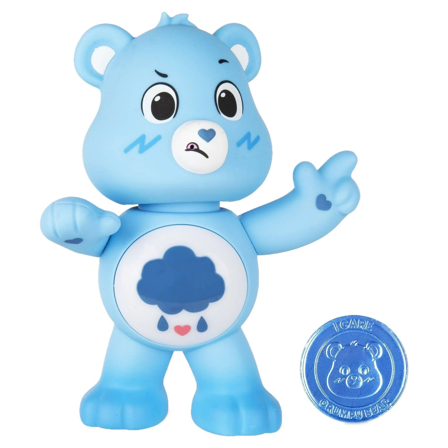 Care Bears - 5  Interactive Figure - Grumpy Bear - 50+ Reactions & Surprises! - Ages 4+