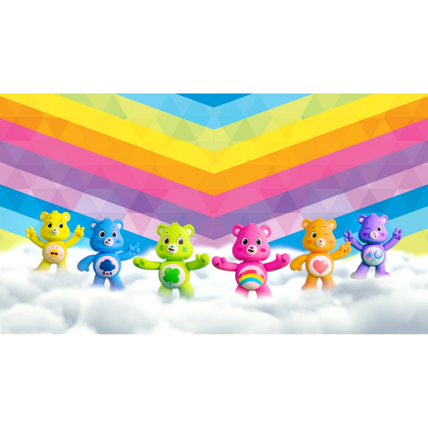 Care Bears - 5" Interactive Figure - Good Luck Bear - Your Touch Unlocks 50+ Reactions & Surprises!