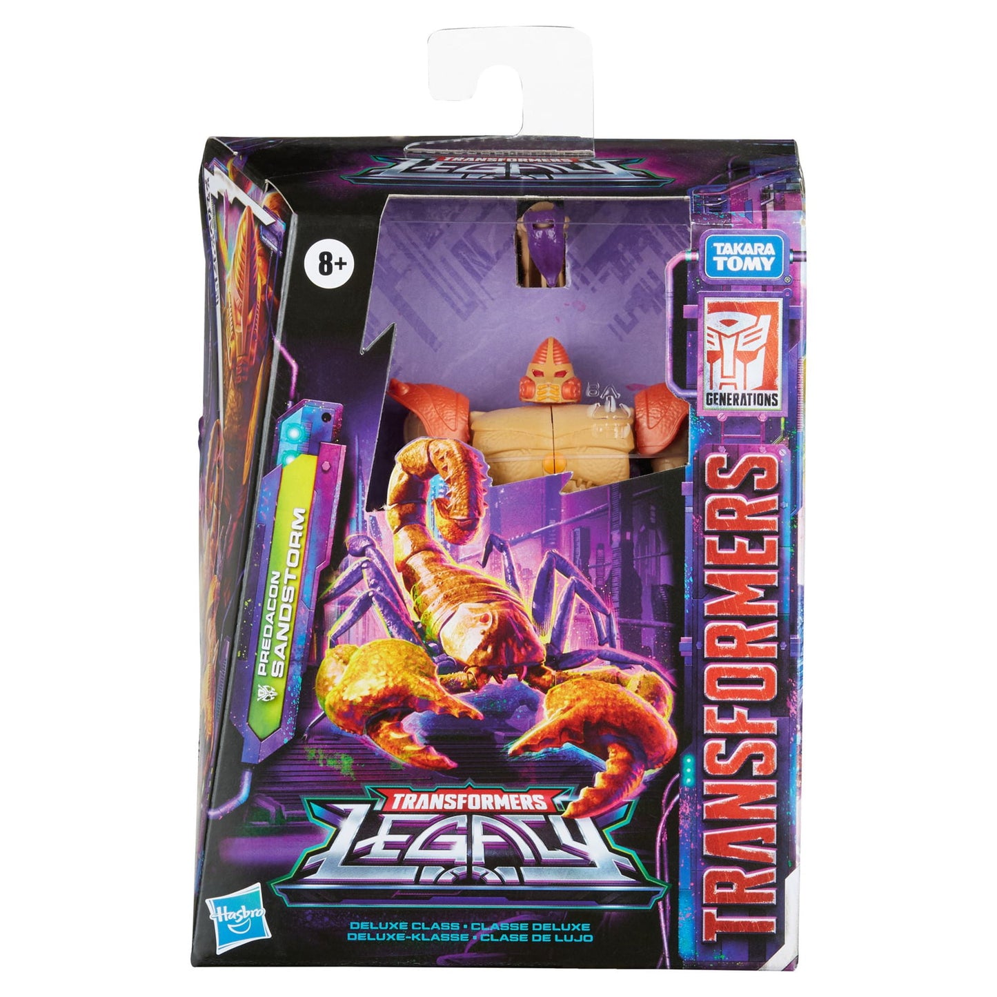 Transformers: Legacy Predacon Sandstorm Kids Toy Action Figure for Boys and Girls (9”)