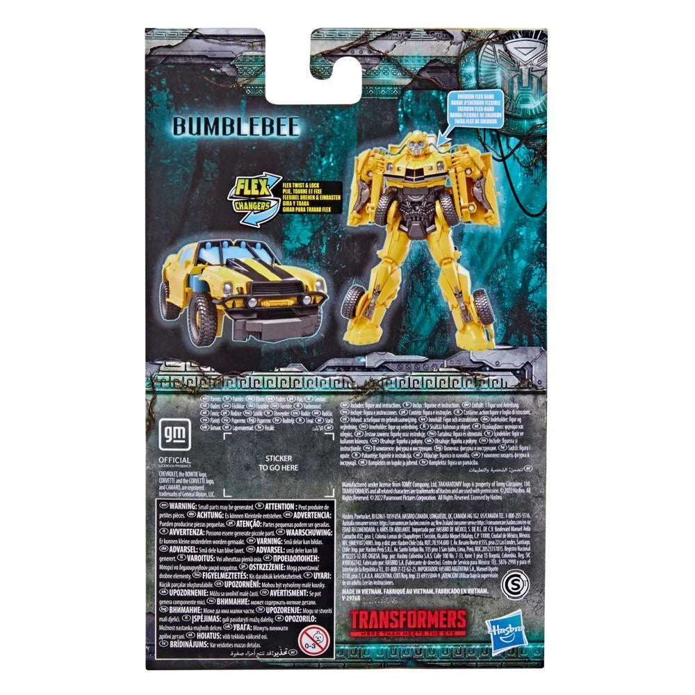 Transformers Toys Transformers: Rise of the Beasts Movie, Flex Changer Bumblebee Action Figure - Ages 6 and up, 6-inch