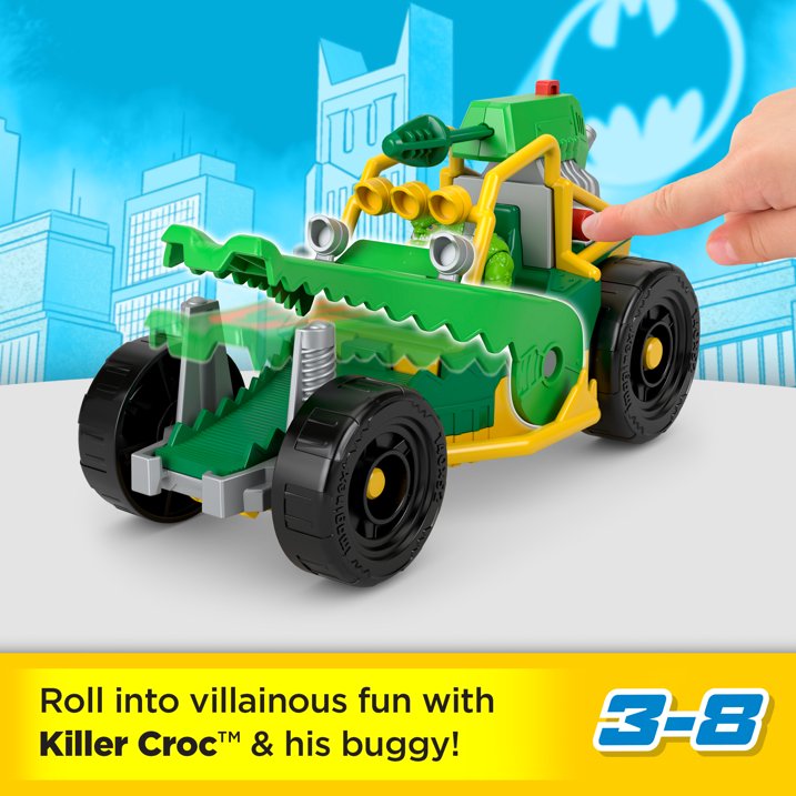 Imaginext DC Super Friends Killer Croc Buggy Playset