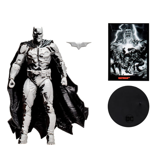 McFarlane DC Page Punchers Batman Action Figure & Comic Book (Black & White)