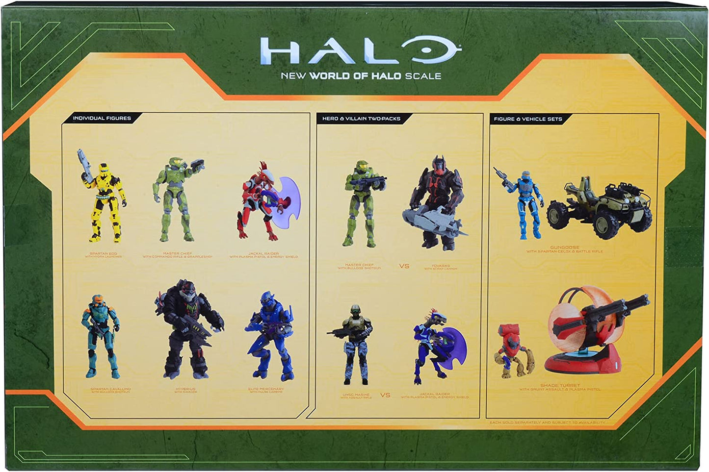 Halo Infinite Grunt Assault, Elite Mercenary & Grunt Conscript Action Figure 3-Pack