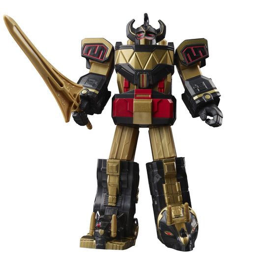 Power Rangers Mighty Morphin Black and Gold Dino Megazord Action Figure Set, 2 Pieces