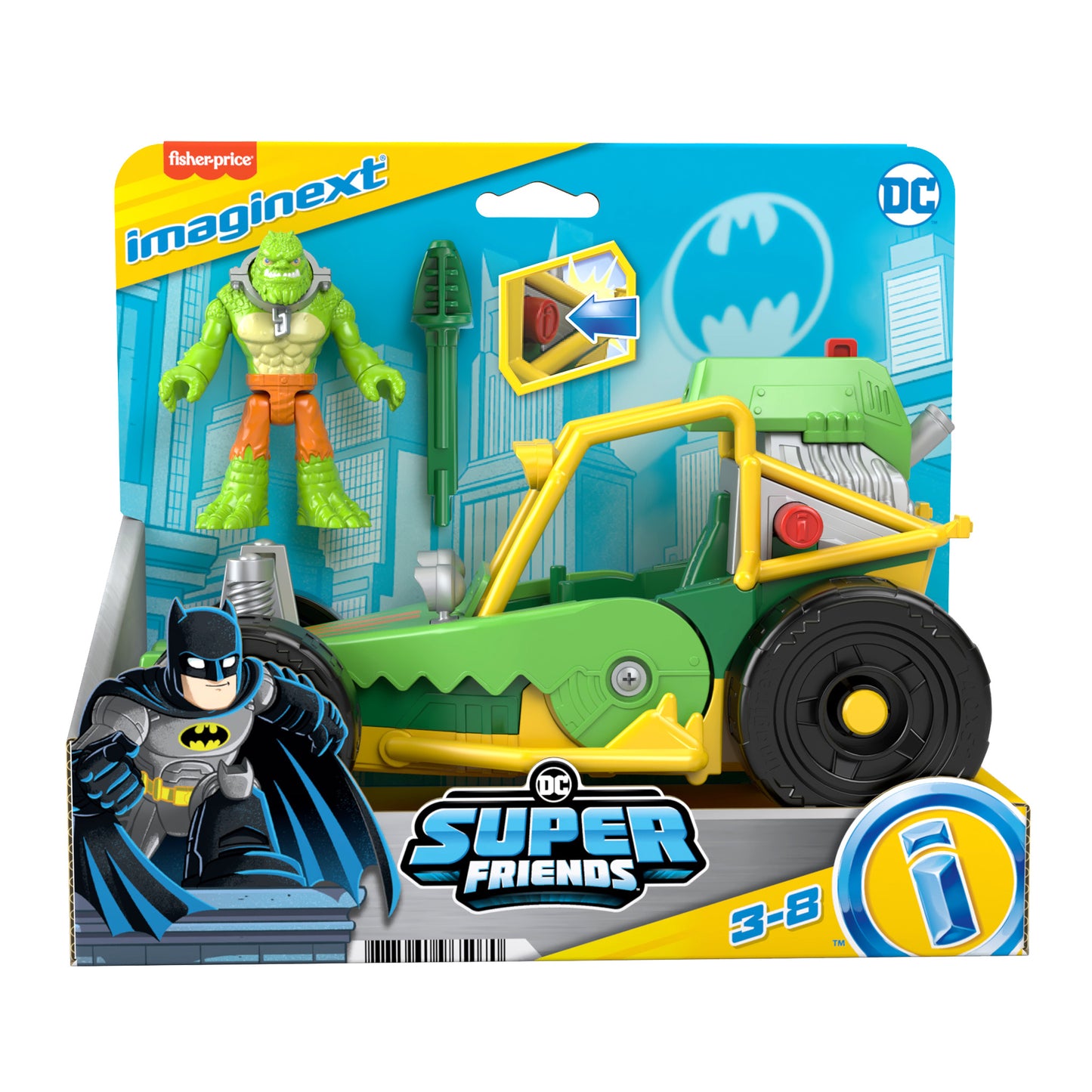 Imaginext DC Super Friends Killer Croc Buggy Playset