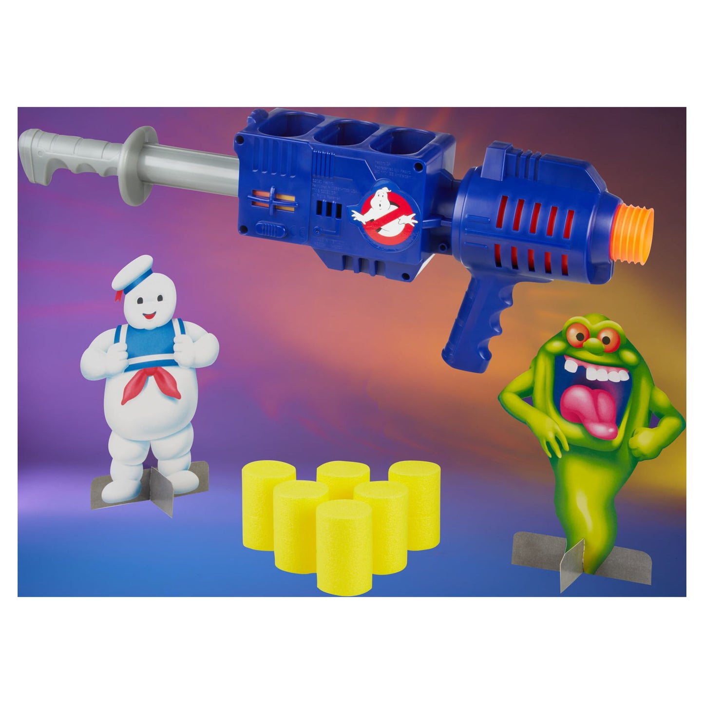 Ghostbusters Kenner Classics Ghostpopper Retro Blaster Action Toy with 6 Foam Pops Projectiles, Walmart Exclusive