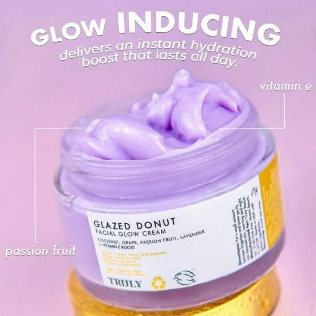 Truly Glazed Donut Facial Glow Cream, 3 fl oz.