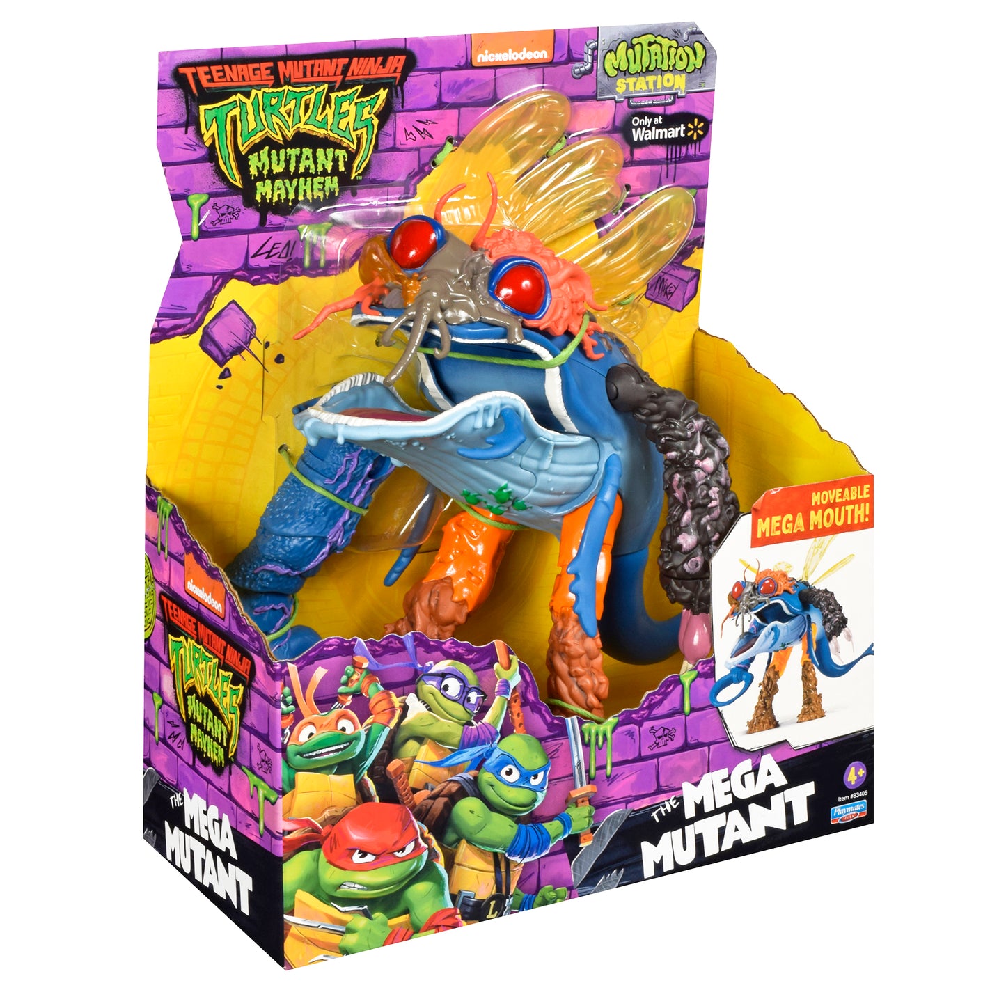 Teenage Mutant Ninja Turtles: Mutant Mayhem 10" Giant Megamutant Figure by Playmates Toys