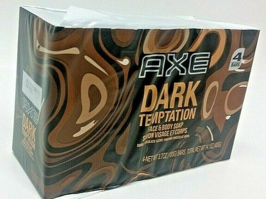 Axe Bar Soap for Men, Dark Temptation 3.7 oz (100g) - 4 Pack