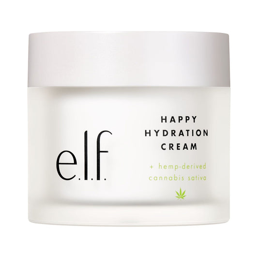 e.l.f. Happy Hydration Cream + hemp-derived Cannabis Sativa Seed Oil