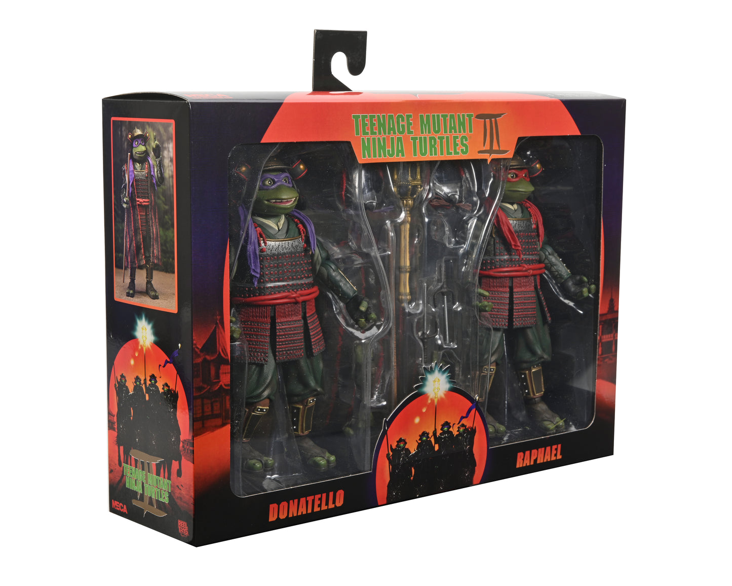 Teenage Mutant Ninja Turtles 3 (Movie) - Turtles in Time - 7" Scale Action Figures - Donatello & Raphael 2 Pack