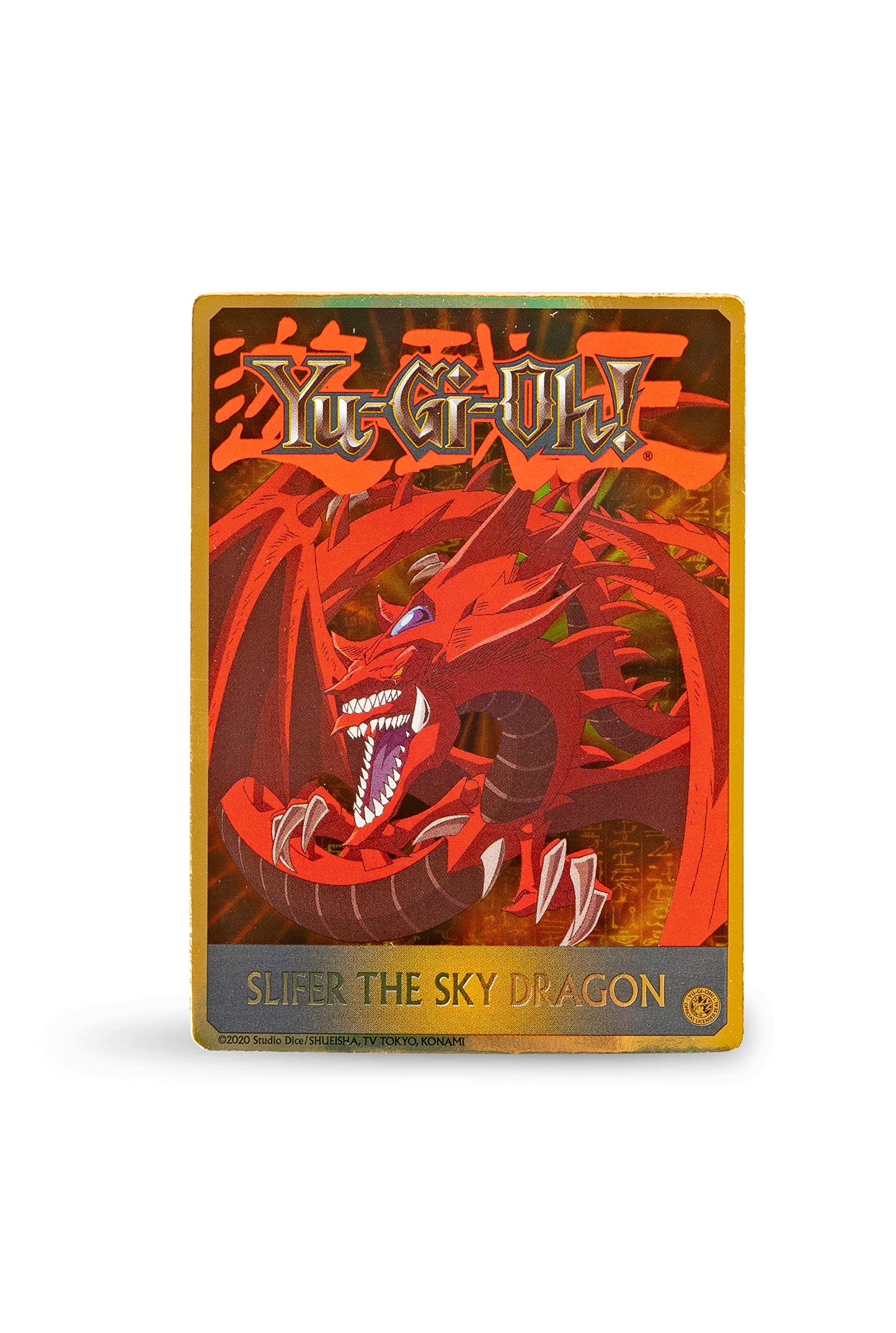 Yu-Gi-Oh! Highly Detailed 7 inch Articulated Action Figure, Limited Edition, Includes Exclusive Trading Card, Slifer The Sky Dragon