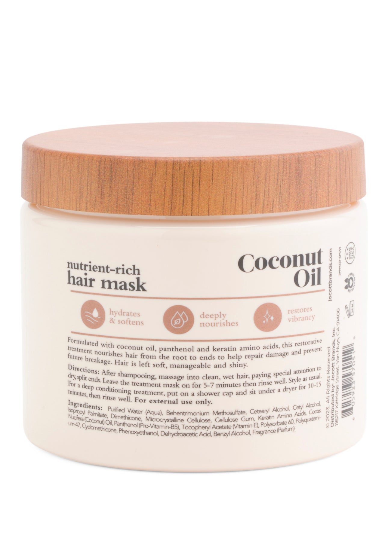 Oliology Coconut Oil Hair Mask - Helps Repair & Prevent Damage 12oz