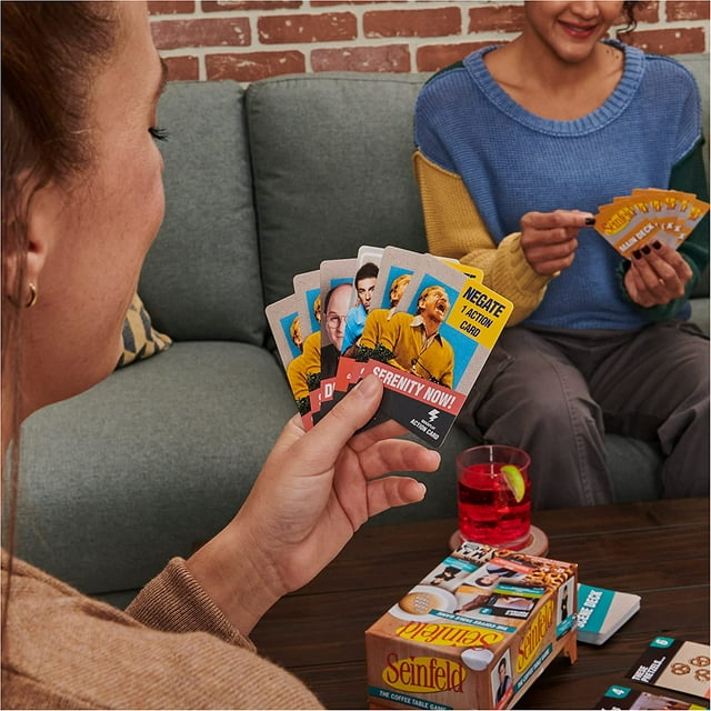 Seinfeld TV Show, The Coffee Table Board Game, Fun and Hilarious Adult Party Game for Ages 12 and up