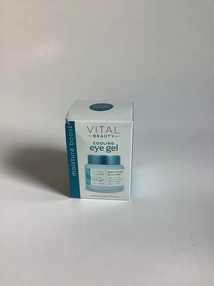 Vital Beauty Moisture Boost Cooling Eye Gel With Hyaluronic & Cucumber 1 Oz