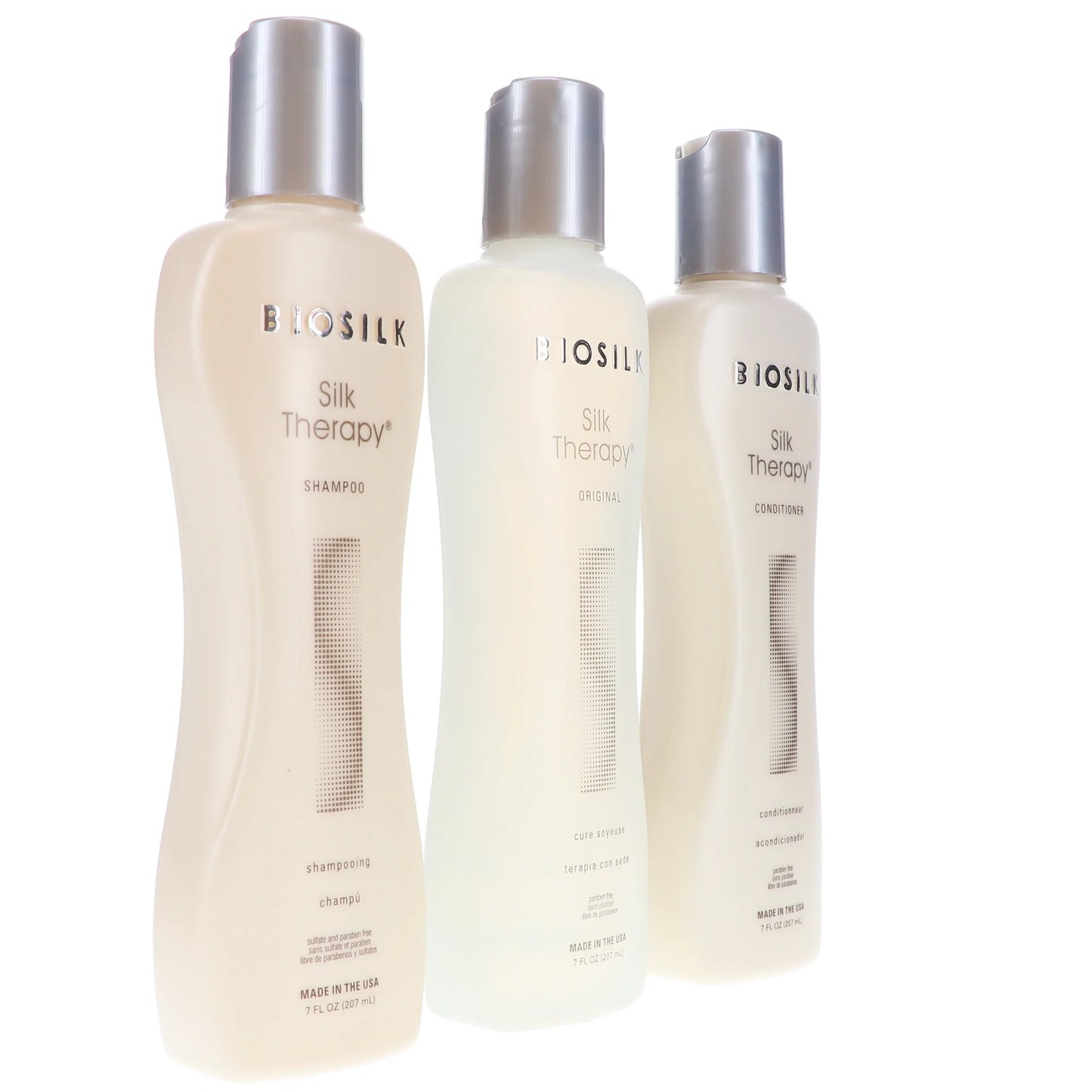 BioSilk Therapy Shampoo, Conditioner, Treatment