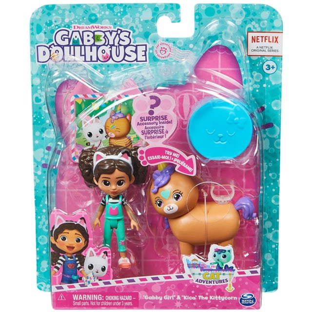 Gabby s Dollhouse  Gabby and Kico the Kittycorn Figures for Kids Ages 3 and up