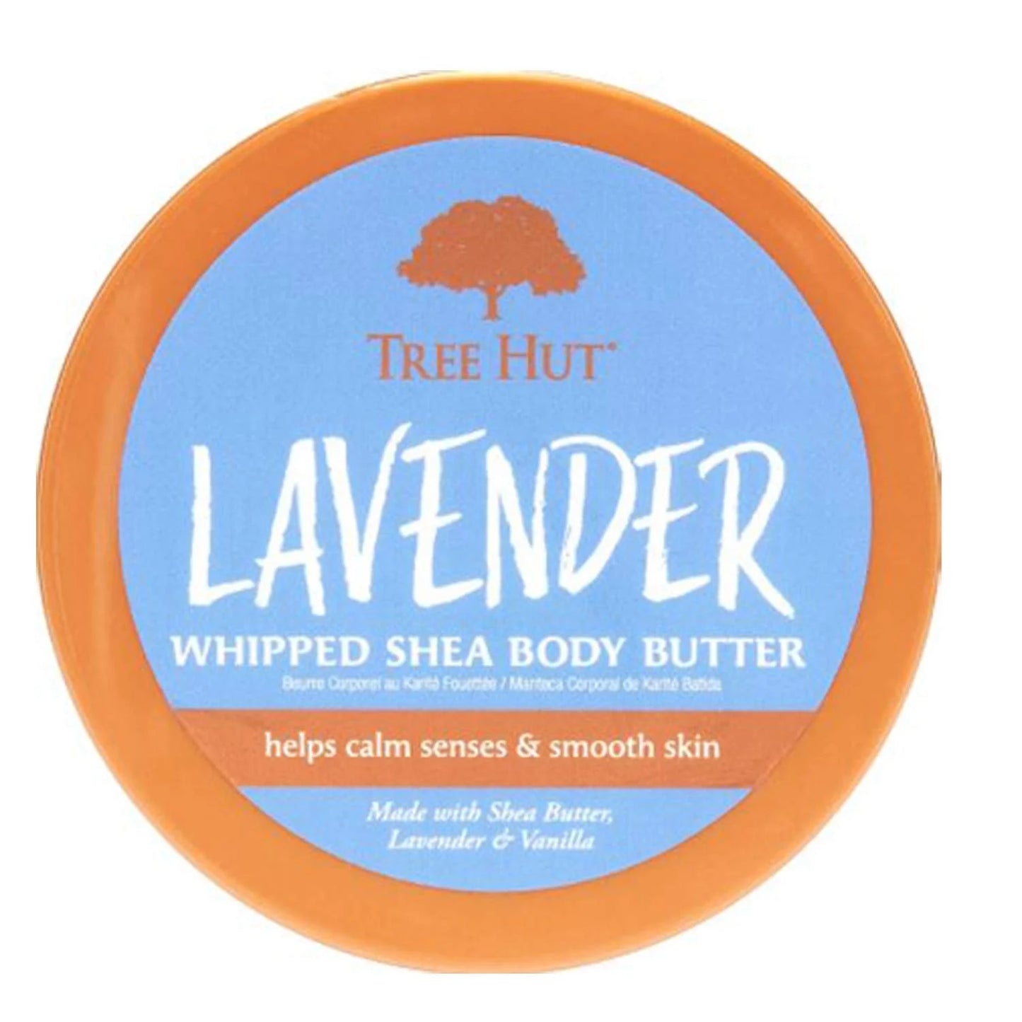 Tree Hut Lavender Whipped Shea Body Butter 8.4 Oz With Real Sugar, Certified Shea Butter And Lavender Oil