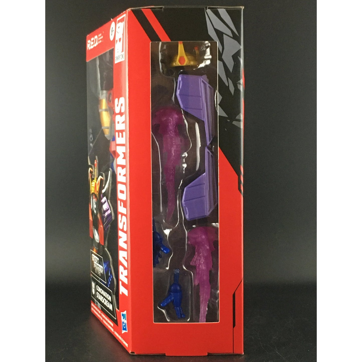 Transformers: R.E.D. Coronation Starscream Kids Toy Action Figure for Boys and Girls