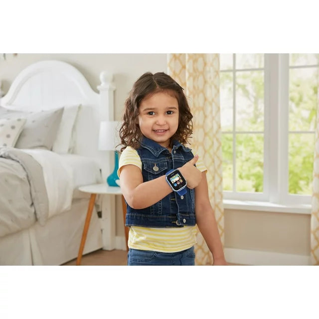 VTech® KidiZoom® Smartwatch DX3 Safe Award-Winning Watch for Kids, Blue