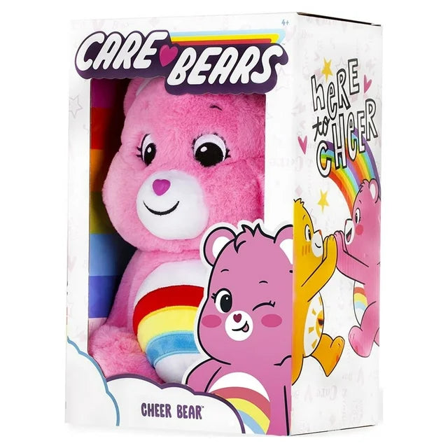 Care Bears 14" Plush - Cheer Bear - Soft Huggable Material!