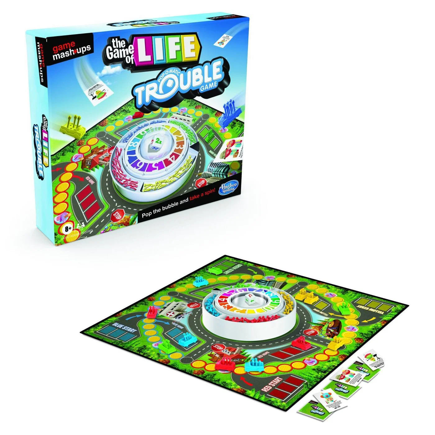 Game Mashups The Game of Life Trouble Game