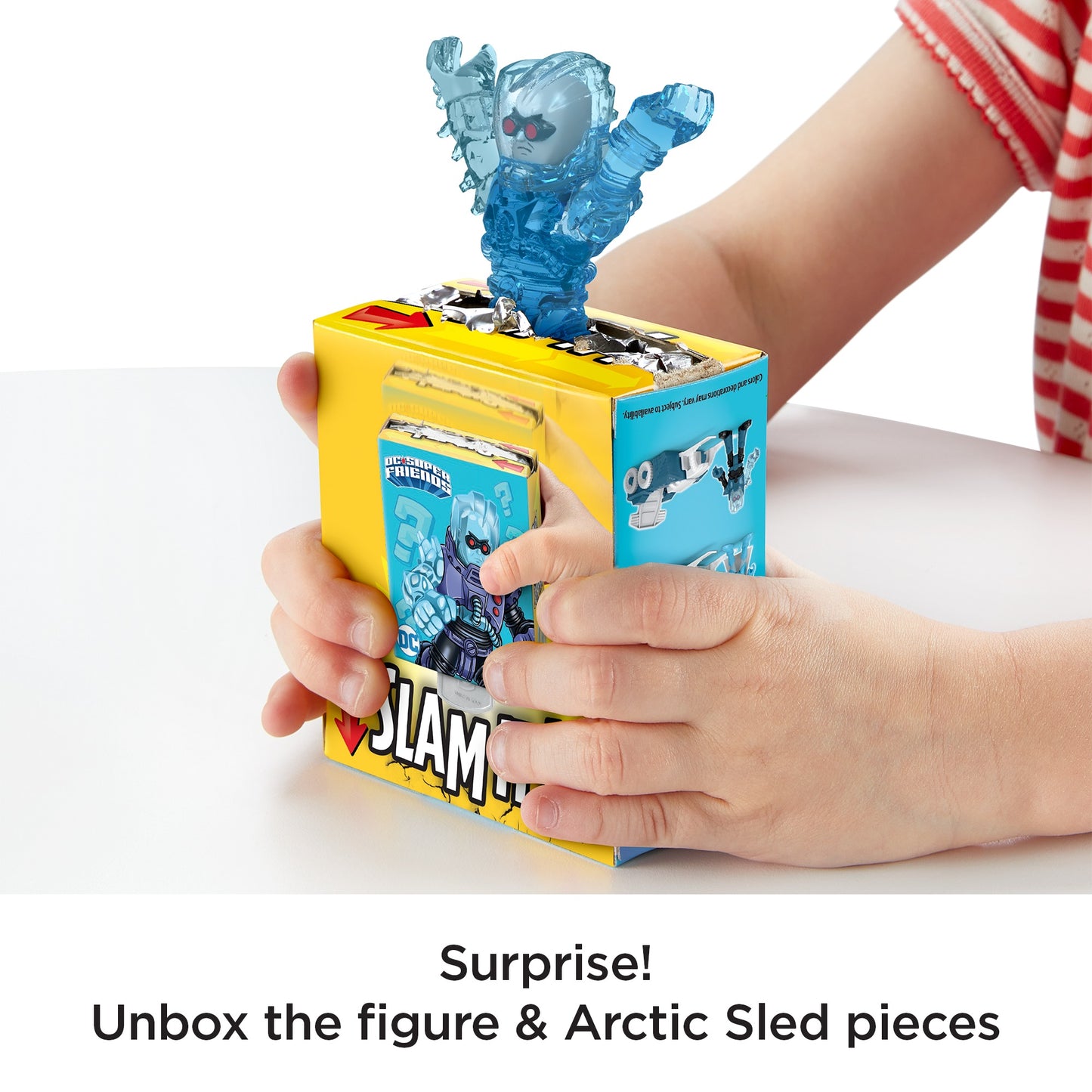 Imaginext DC Super Friends Slammers Arctic Sled & Mystery Figure Set (Styles May Vary)