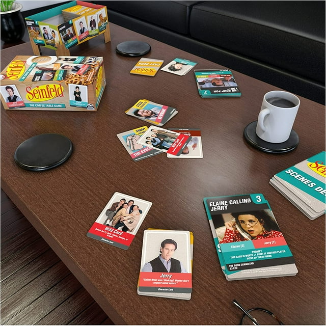 Seinfeld TV Show, The Coffee Table Board Game, Fun and Hilarious Adult Party Game for Ages 12 and up