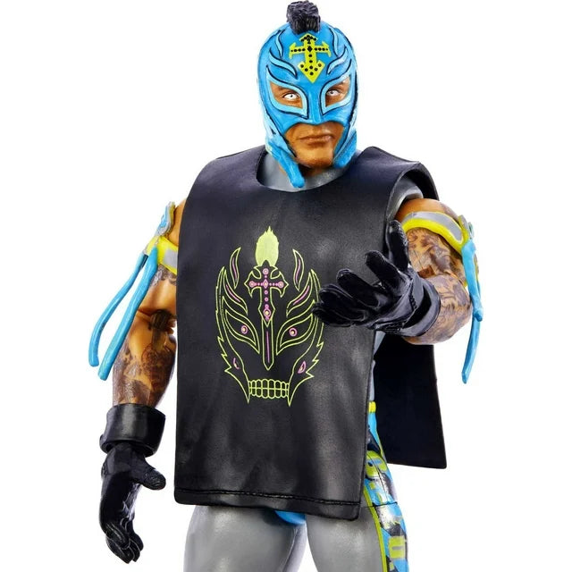 WWE Rey Mysterio Top Picks Elite Collection Action Figure with Entrance Gear