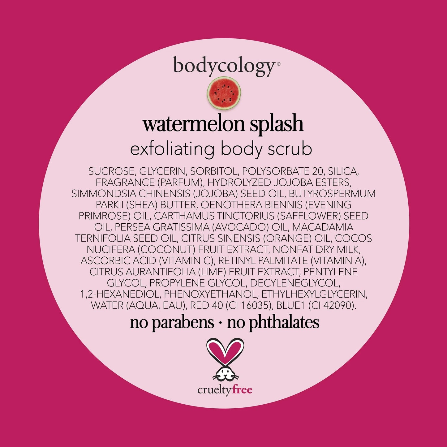 Bodycology Watermelon Splash Body Scrub, 10.5 oz