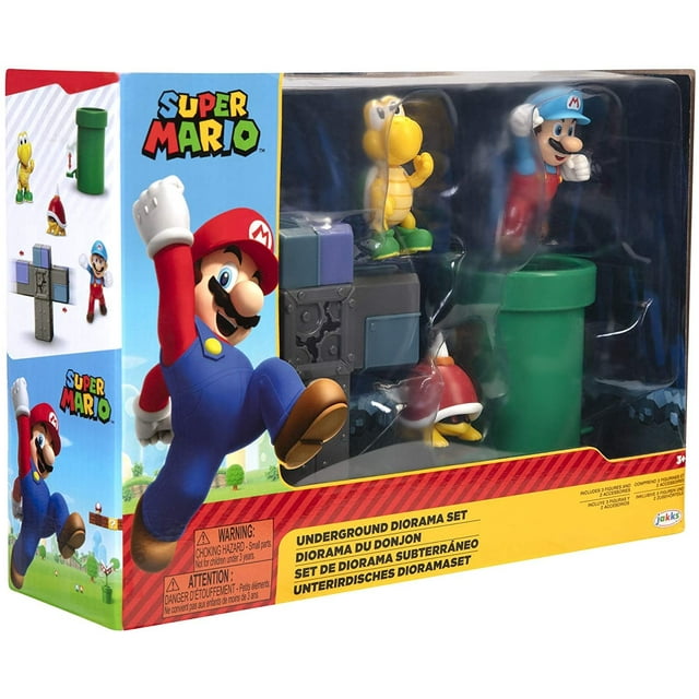 World of Nintendo Super Mario Underground Diorama Set