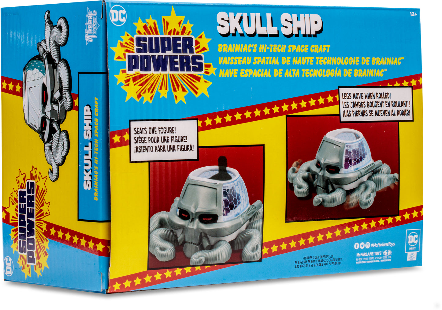 DC Direct - Justice League - Super Powers - Brainiac's Skull Ship Vehicle, DC Direct, Gifts