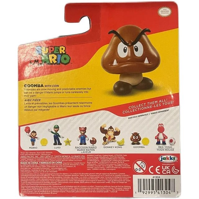 World of Nintendo Action Figure - Goomba W/Coin