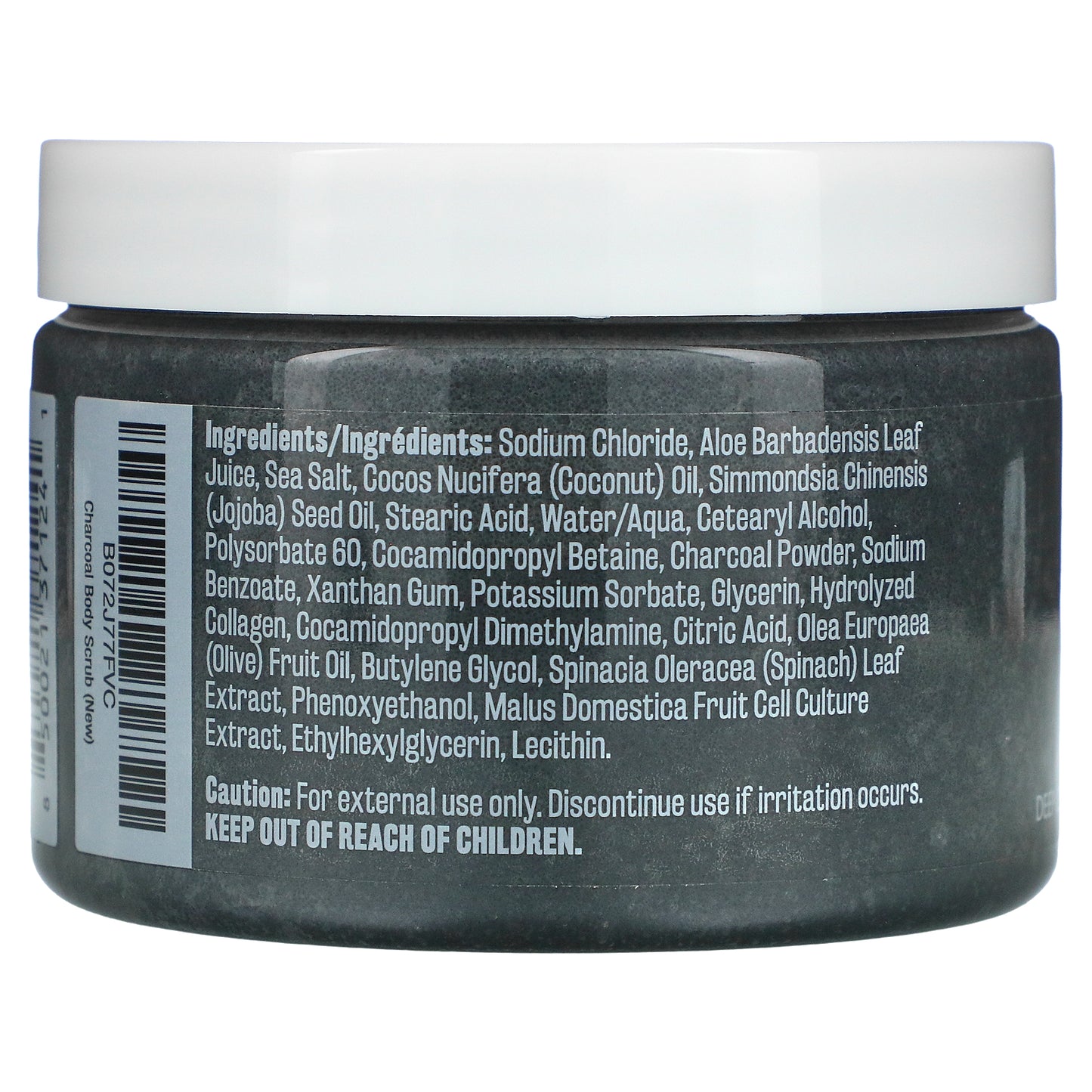 Charcoal Scrub, 12 oz (340 g), M3 Naturals