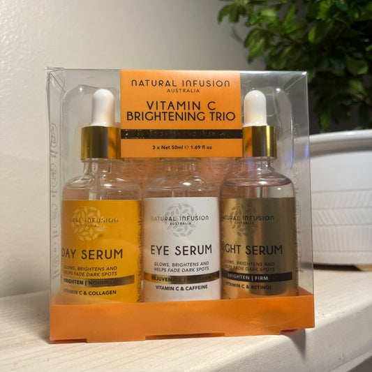 Natural infusion Australia vitamin C brightening trio Face serum