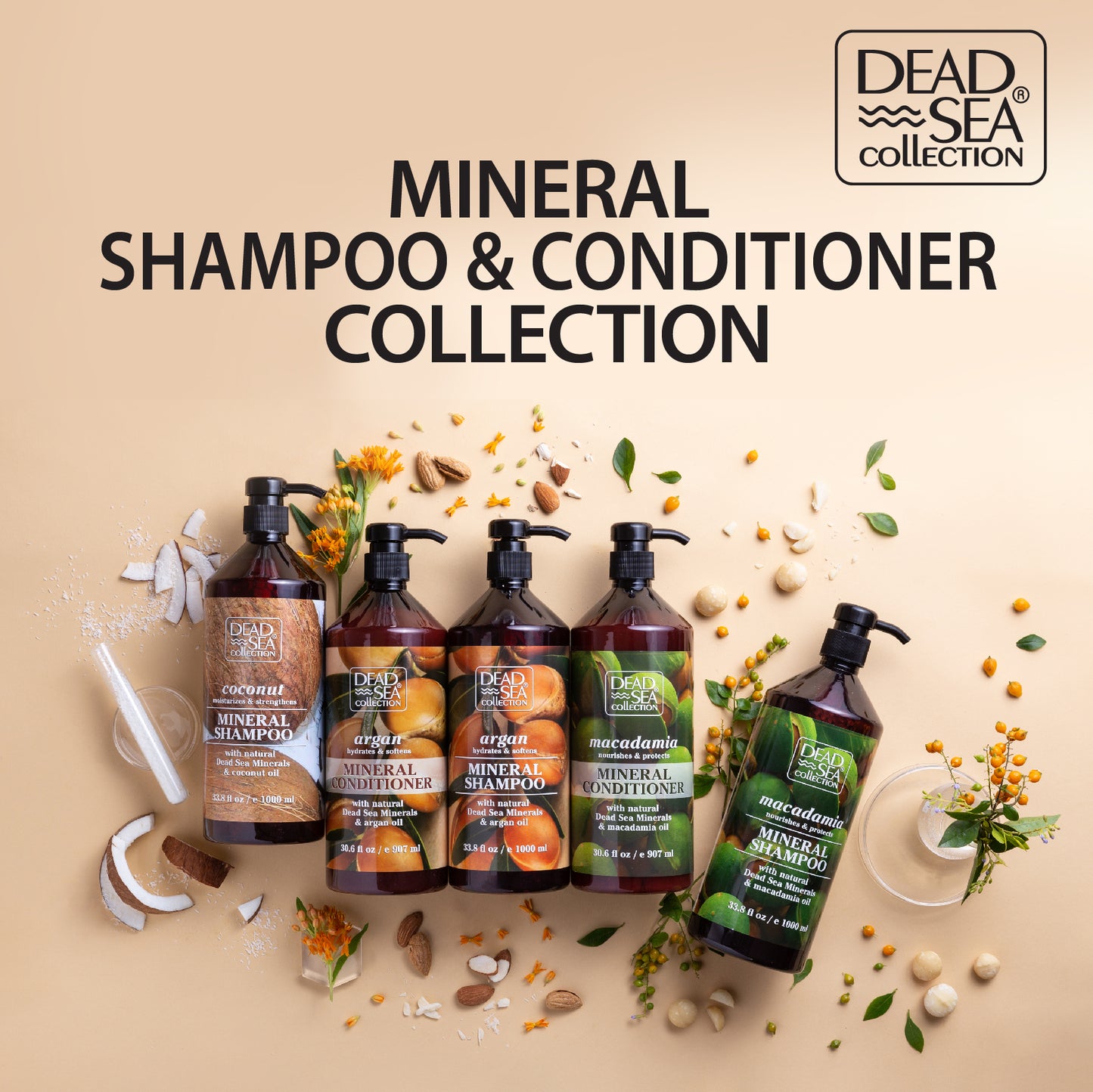 Dead Sea Mineral Shampoo Coconut