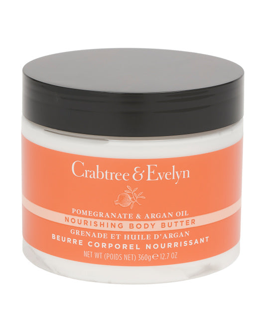 CRABTREE & EVELYN 12.7oz Pomegranate And Argan Oil Body Butter