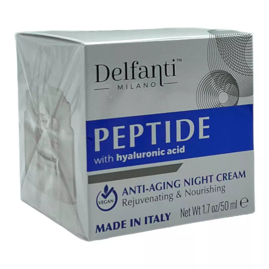 Delfanti Milano Peptide with Hyaluronic Acid Anti-Aging Night Cream 1.7 oz/50 mL