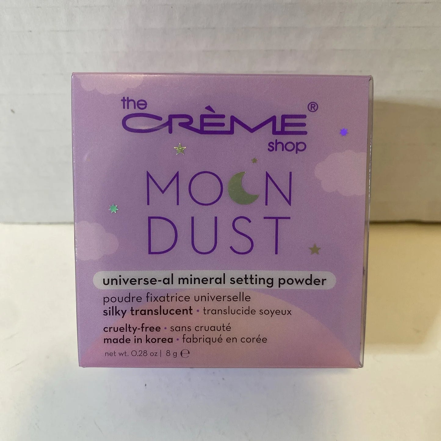 The Crème Shop MOONDUST Universal Setting Powder Translucent 0.28 oz New