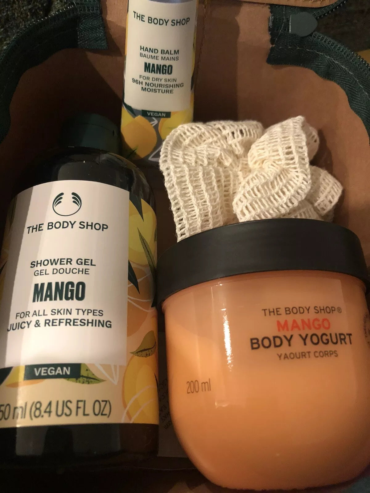 The Body Shop Mango Lather & Slather Mango Gift Case