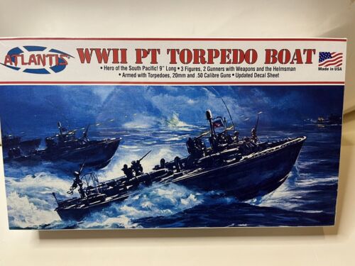 Atlantis Navy WWII PT Torpedo Boat & USS Missouri Plastic Model Kits Brand