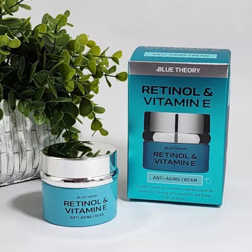 Blue Theory Retinol & Vitamin E Anti-Aging Cream Smoother & Firmer Skin  1.5 fl oz (44 mL)