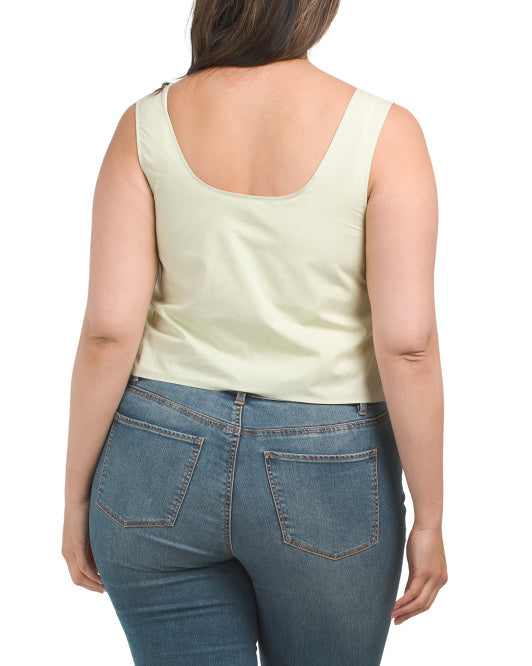 MANGO WOMEN Sleeveless Woven Top