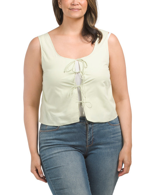 MANGO WOMEN Sleeveless Woven Top